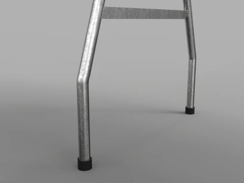 Folding Table - 6 Ft 3D Model
