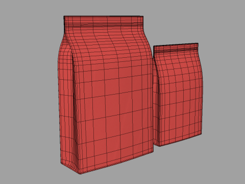 Food Bags 3D Model