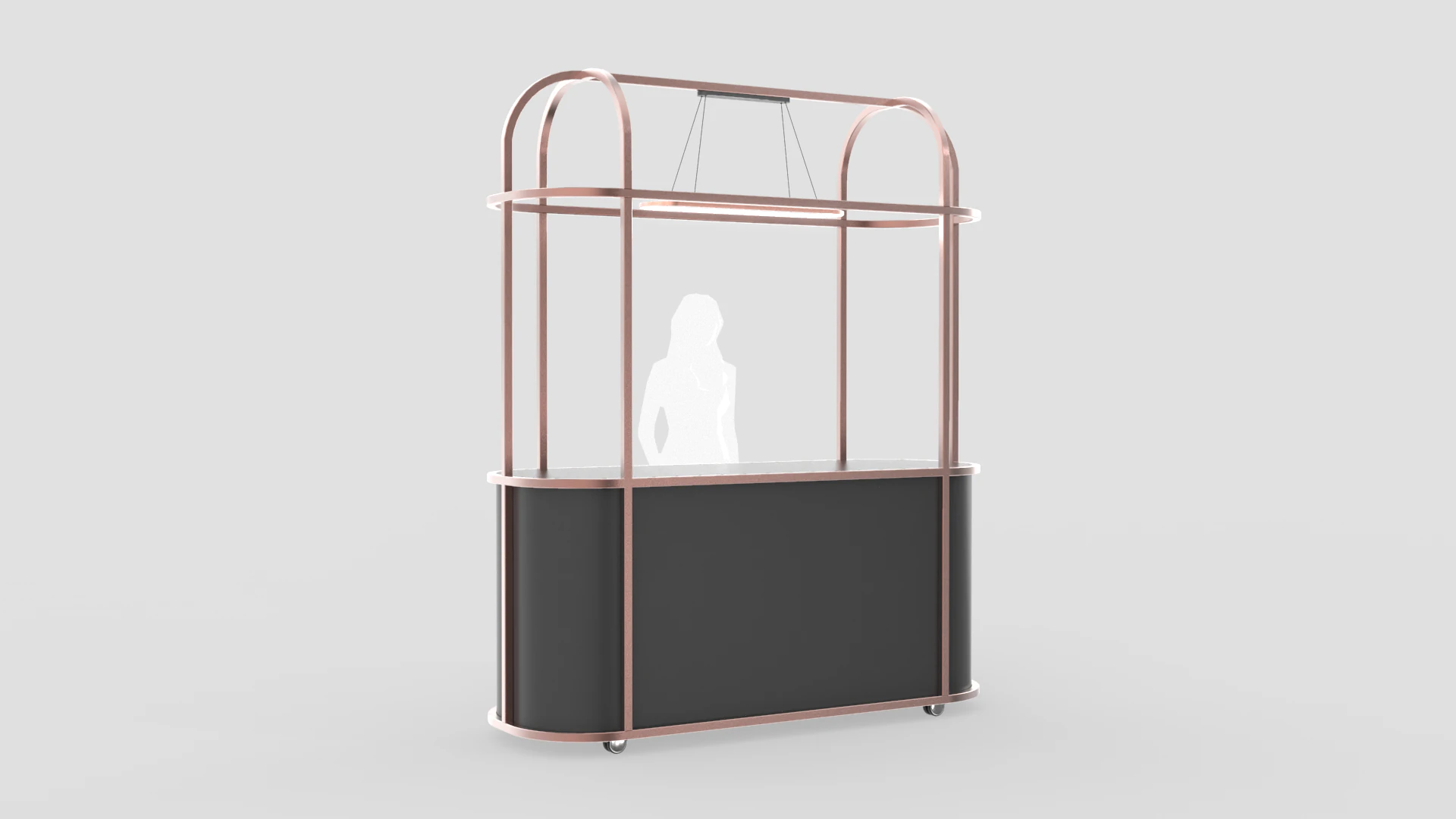 Food Display Stand 3D Model .c4d .max .obj .3ds .fbx .stl .blend 