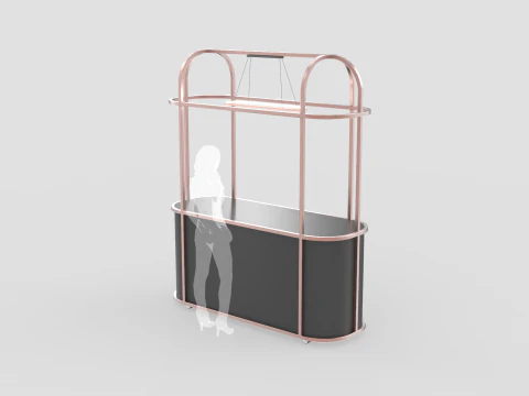 Food Display Stand 3D Model