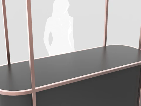 Food Display Stand 3D Model