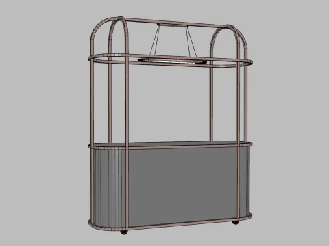 Food Display Stand 3D Model