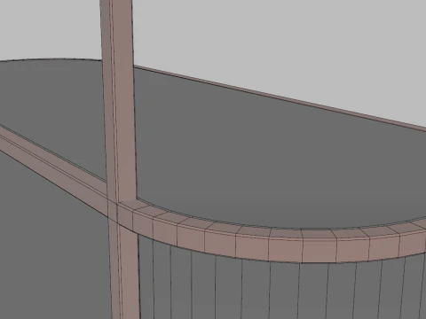 Food Display Stand 3D Model