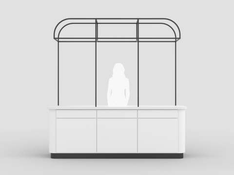 Food Display Stand 2 Modello 3D