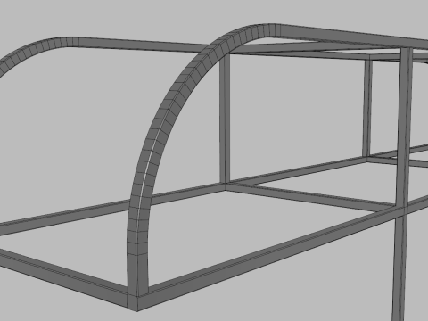 Food Display Stand 2 Modello 3D