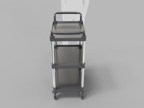 Food Service Cart 3D Модель