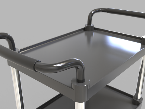 Food Service Cart 3D Модель