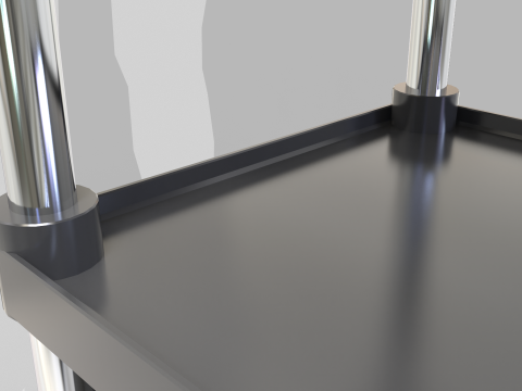 Food Service Cart 3D Модель