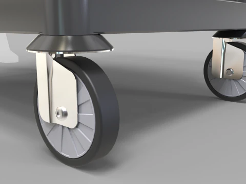 Food Service Cart 3D Model