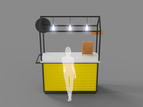 Food Stand - Cart 1 3D Model