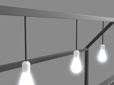 Food Stand - Cart 1 3D Model