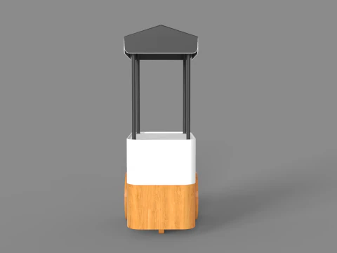 Food Stand - Cart 2 3D Model