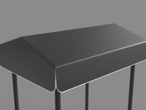 Food Stand - Cart 2 3D Model
