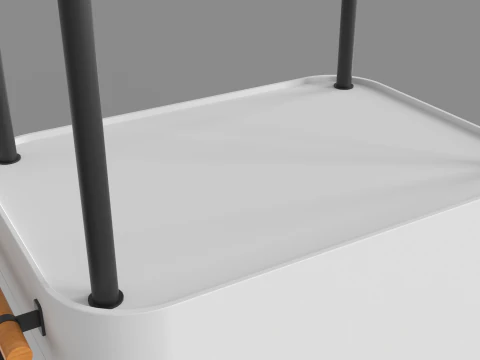 Food Stand - Cart 2 3D Model