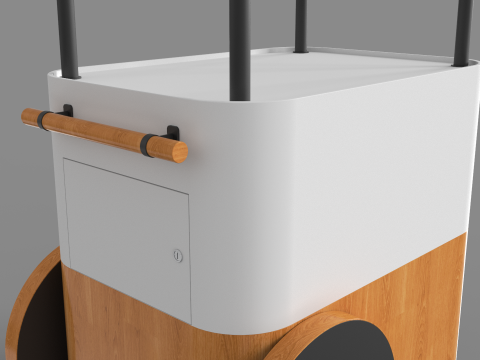 Food Stand - Cart 2 3Dモデル