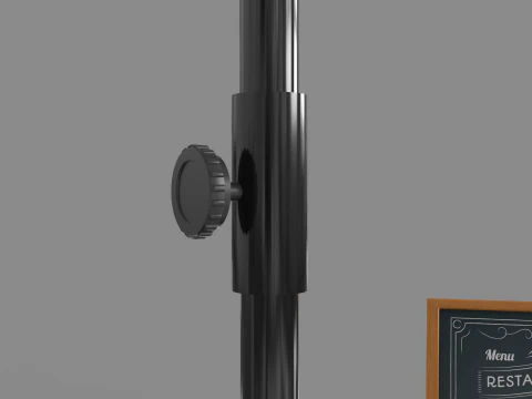 Food Stand - Cart 3 3D Model
