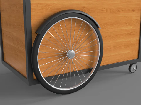 Food Stand - Cart 3 3D Model