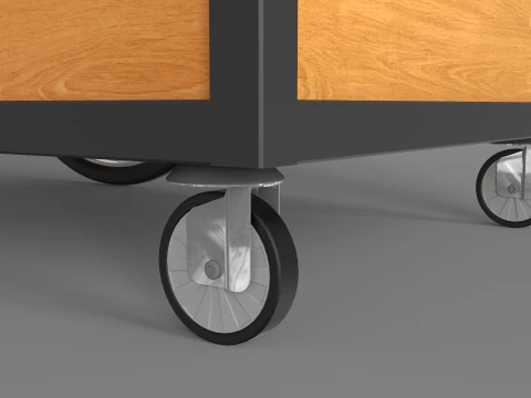 Food Stand - Cart 3 3D Model