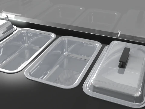 Food Stand - Cart 3 3D Model