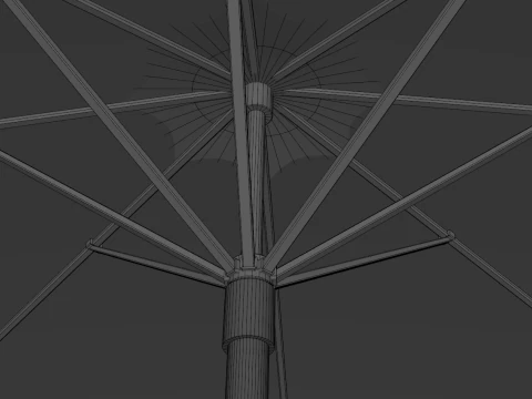 Food Stand - Cart 3 3D Model
