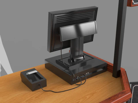 Food Stand - Cart 4 3D Model
