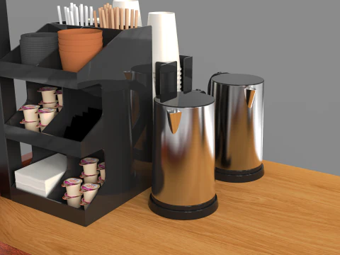 Food Stand - Cart 4 3D Model