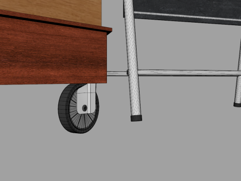 Food Stand - Cart 4 3D Modell