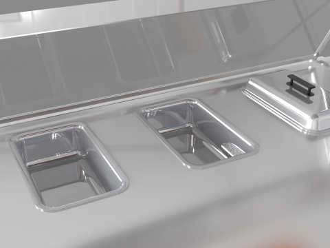 Food Stand - Cart 5 Model 3D