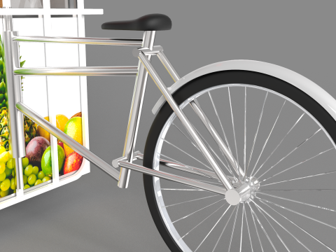 Food Stand - Cart 6 3D Model
