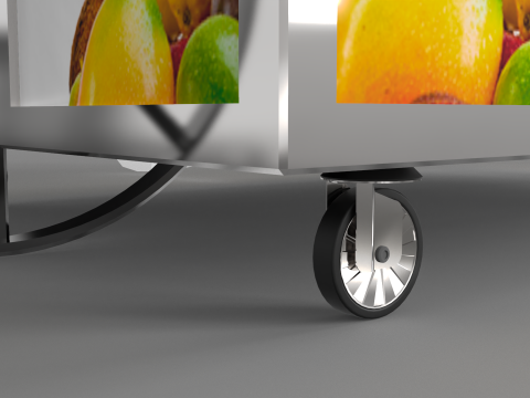 Food Stand - Cart 6 3D Model