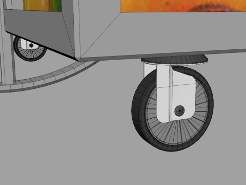 Food Stand - Cart 6 3D Model