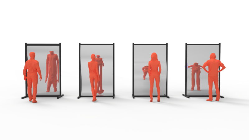 Funny Mirrors 3D मॉडल .c4d .max .obj .3ds .fbx .stl .blend 