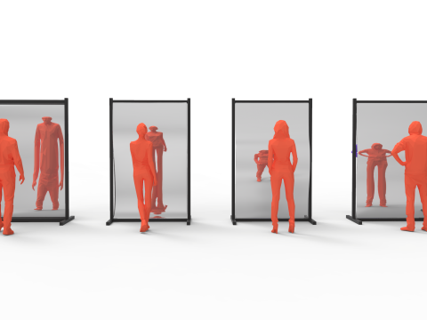 Funny Mirrors 3D Modell