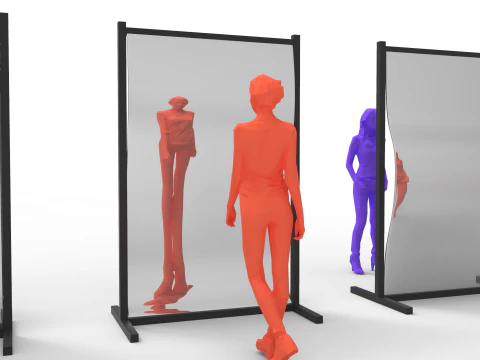 Funny Mirrors 3D Model