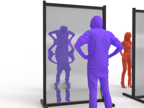Funny Mirrors 3D Model