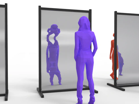 Funny Mirrors 3D Model