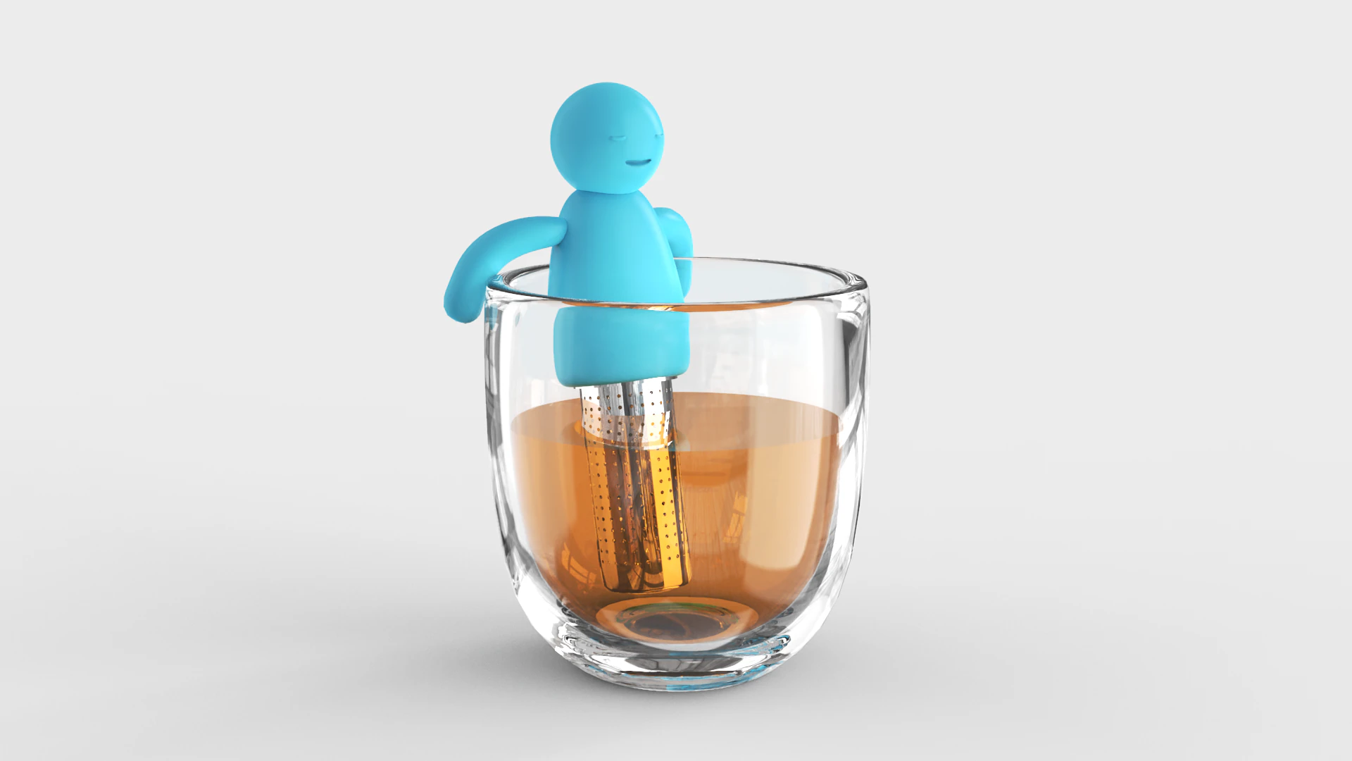 Funny Silicone Tea Infuser 3D Model .c4d .max .obj .3ds .fbx .stl .blend 
