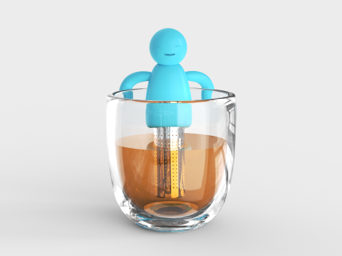 Funny Silicone Tea Infuser Modello 3D