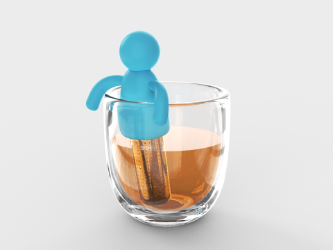 Funny Silicone Tea Infuser Modello 3D