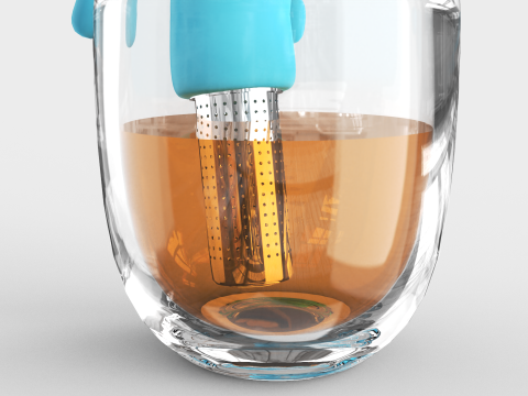 Funny Silicone Tea Infuser Modello 3D