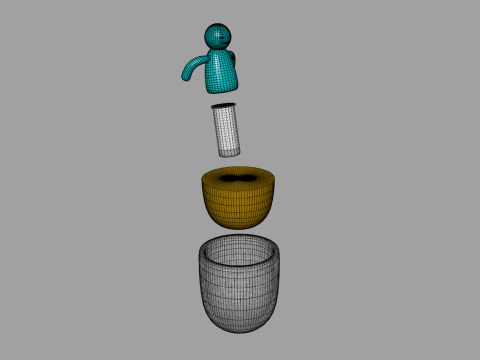 Funny Silicone Tea Infuser 3D Model