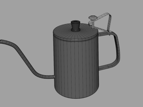 Gage Gooseneck Pour Over Coffee Kettle with Thermometer 3Dモデル