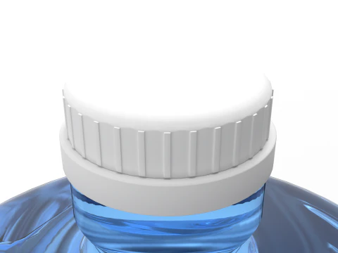Gallon Water Bottle With Cap 3D Model