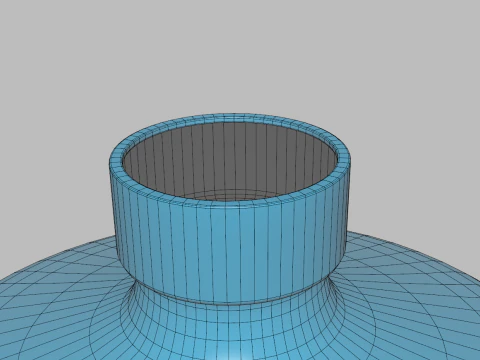Gallon Water Bottle With Cap 3D Model