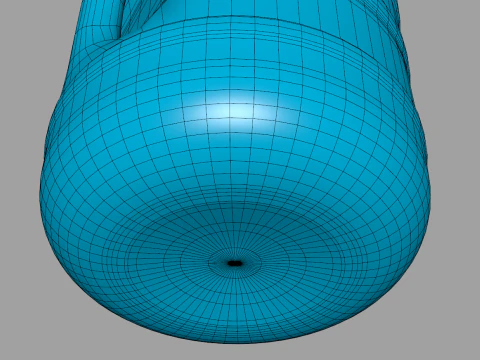 Gallon Water Bottle With Cap 3D Model