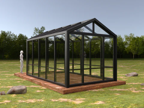 Garden Greenhouse 1 3D Model