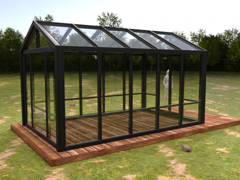 Garden Greenhouse 1 3D Model
