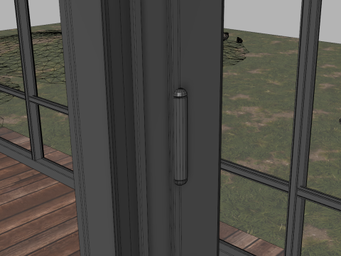Garden Greenhouse 1 Modello 3D