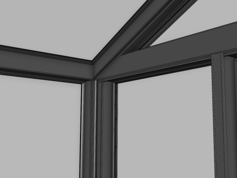 Garden Greenhouse 1 Modello 3D