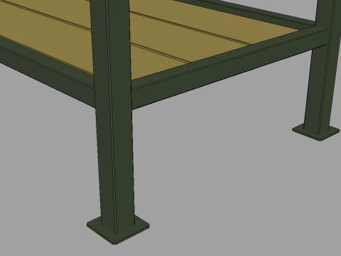 Garden Grill 3D Model